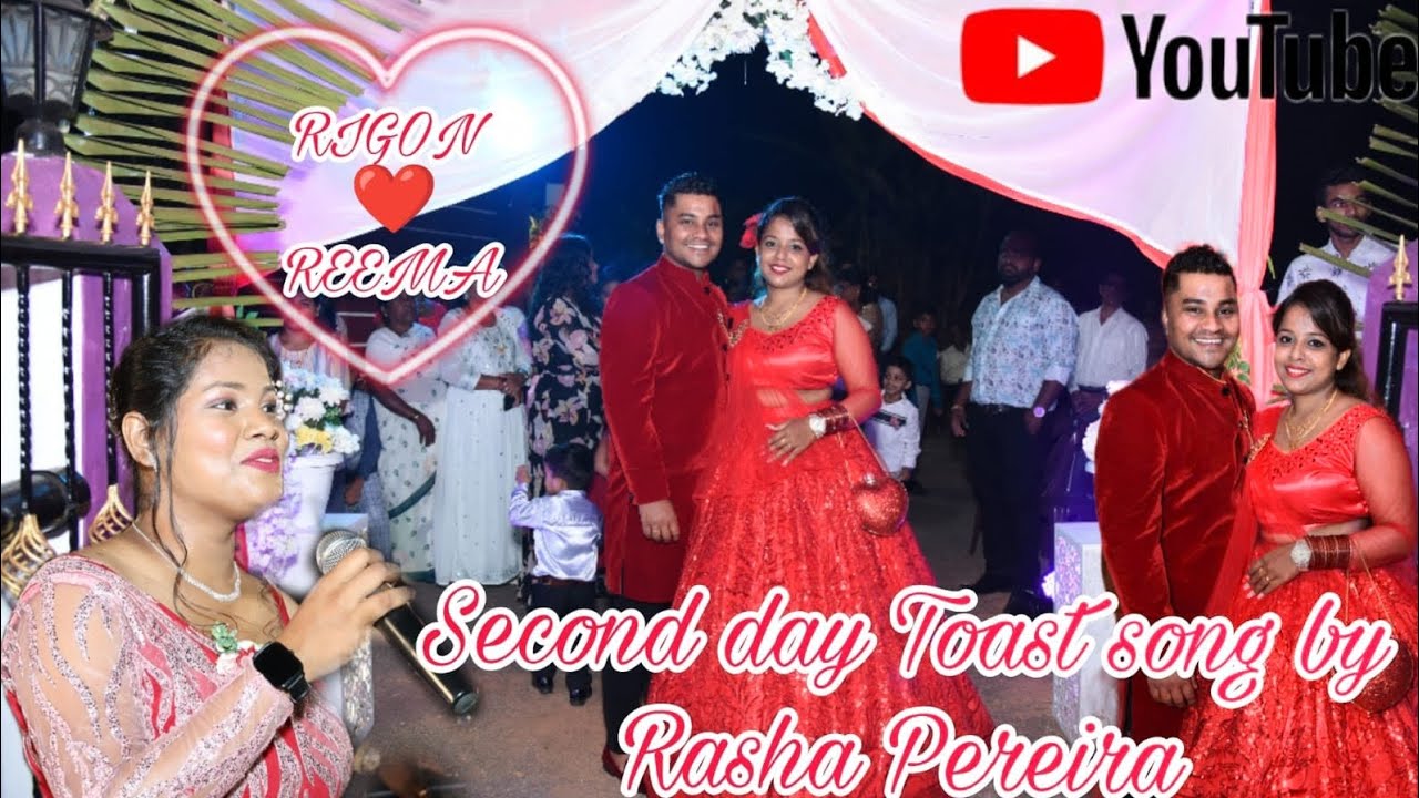 2ND DAY WEDDING TOAST SONG OF RIGON❣️ REEMA BY RASHA PEREIRA