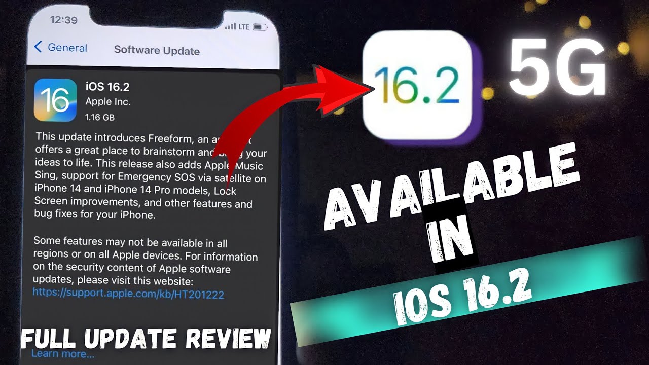 iOS 16.2 FULL UPDATE REVIEW 5G UPDATE INCLUDED