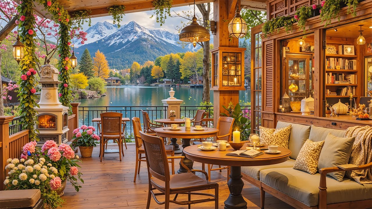 Sweet Spring Jazz Music - Gentle Coffee Shop Ambience in the Warm Weather of February
