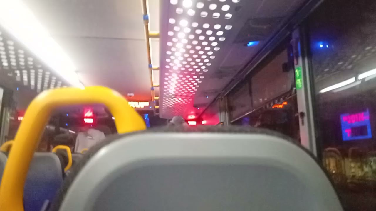 נסיעה ביסוזו cng bus בין עירוני החדש המטורף חלק/2 אלקטרה אפיקים של קו 37 מגן יבנה לרחובות ברחובות 