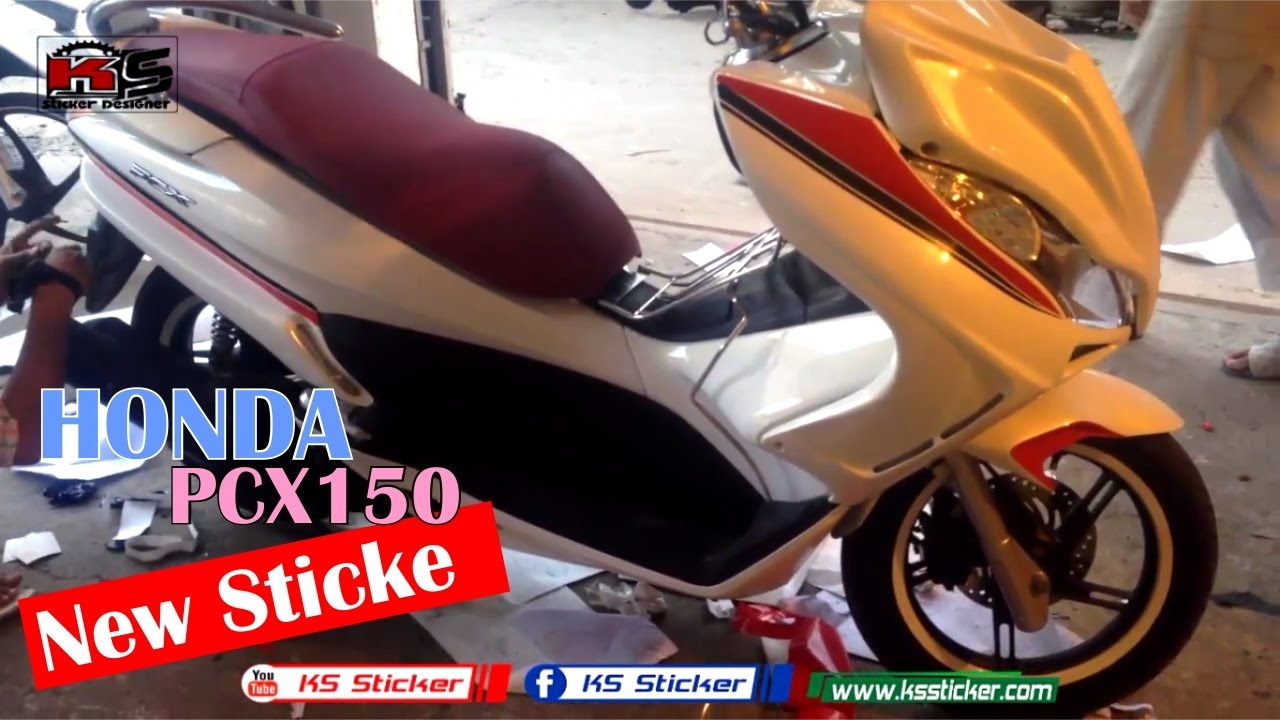 PCX 150 - New Honda PCX150 How to Wrap Sticker and Stamp