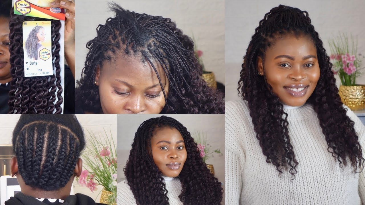 DIY PICK AND DROP BRAID ON A LONG HAIR /MICRO BRAIDS