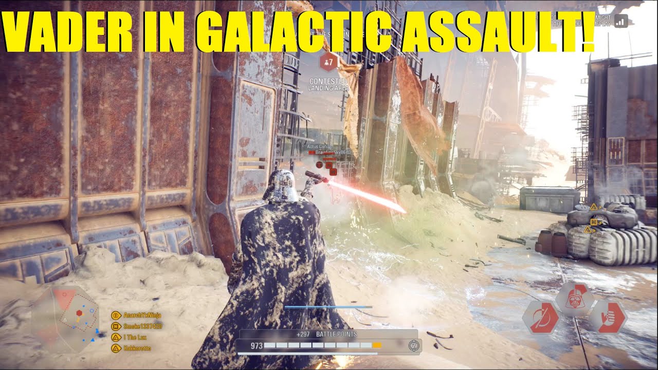 Darth Vader and Galactic Assault!! Name a better duo!