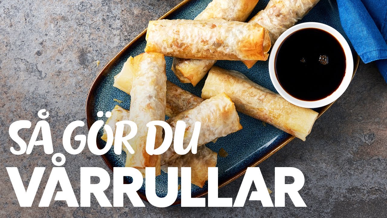 Vegetariska vårrullar i airfryer