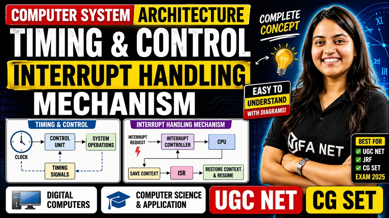 Timing and Control | Interrupt Handling Mechanism | Computer System Architecture | Computer Science
