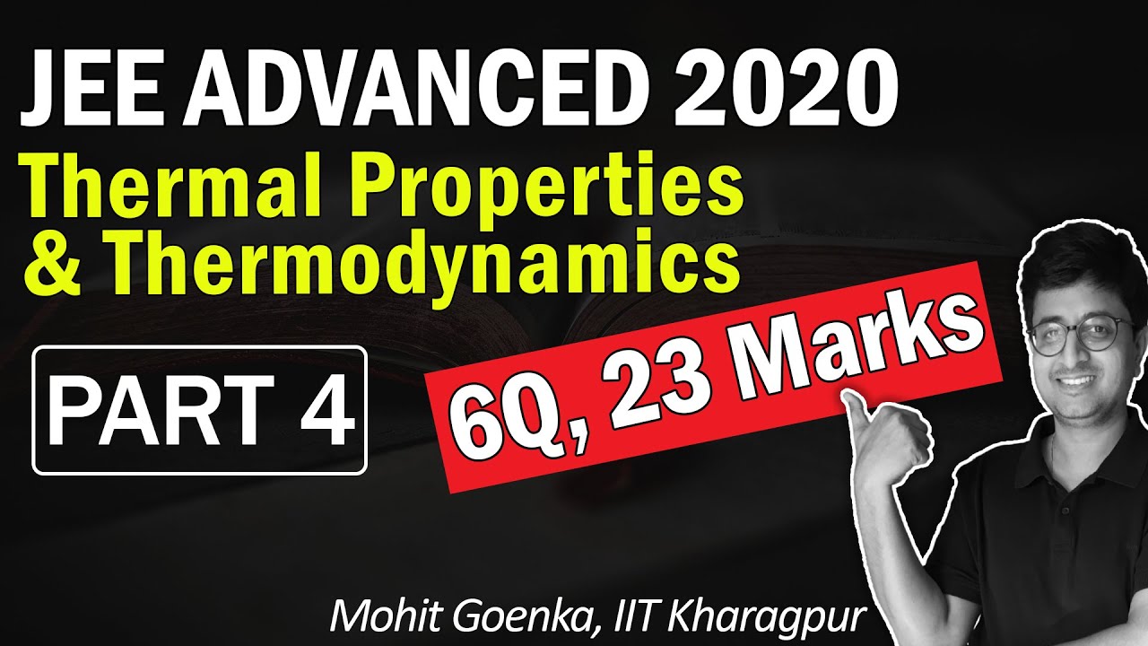 Thermal Physics | JEE Advanced 2020 Solution | PYQs by Mohit Sir (IIT KGP) #JEEAdvanced #PYQ