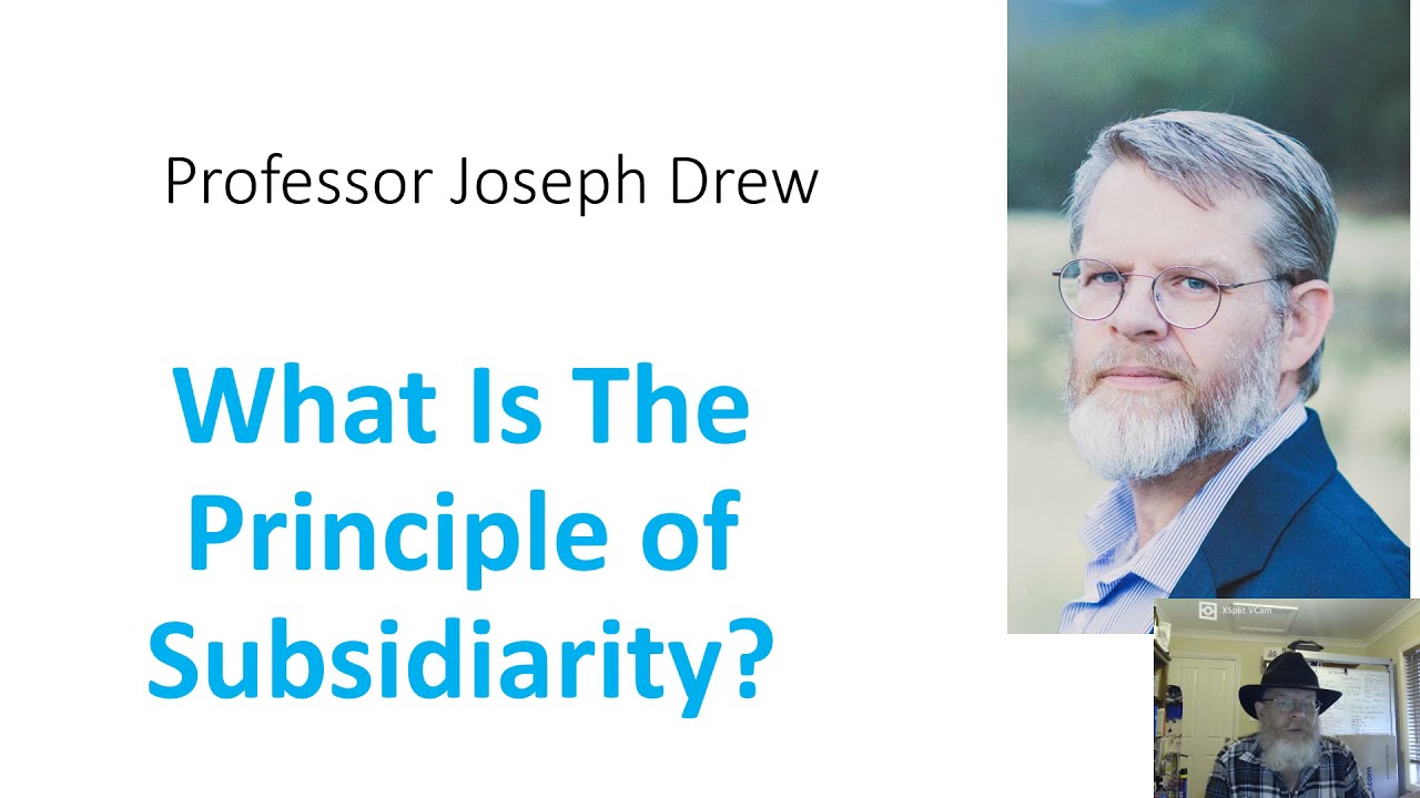 Principle of Subsidiarity
