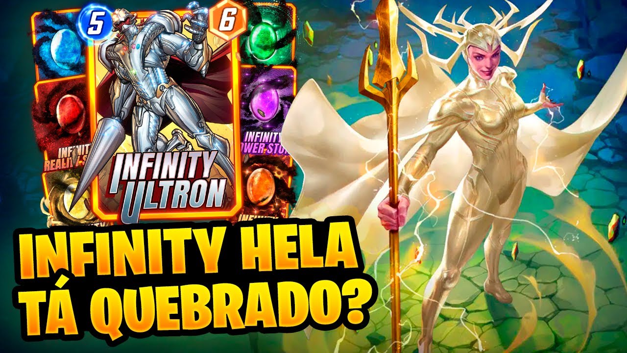 É INACREDITÁVEL O INFINITY ULTRON NO DECK DE HELA! |Marvel Snap