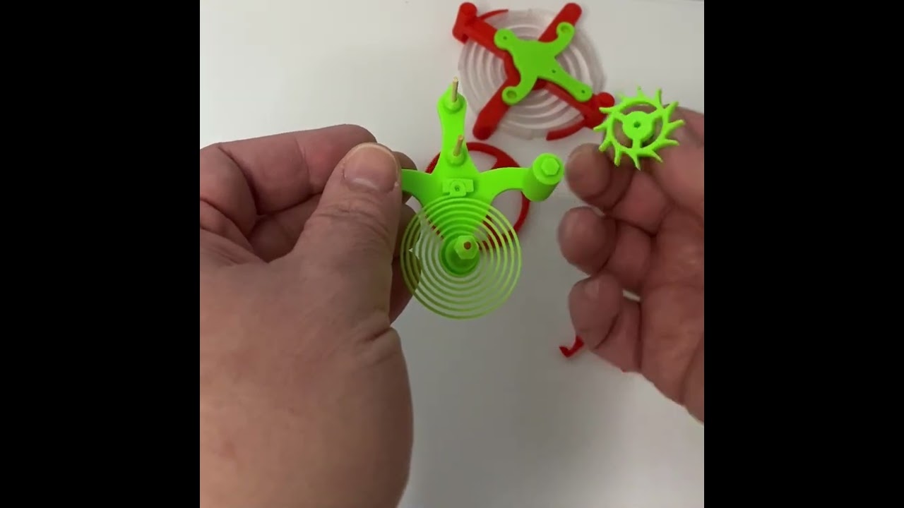 How To Put Together a 3D Printed Tourbillon and What is a Tourbillon