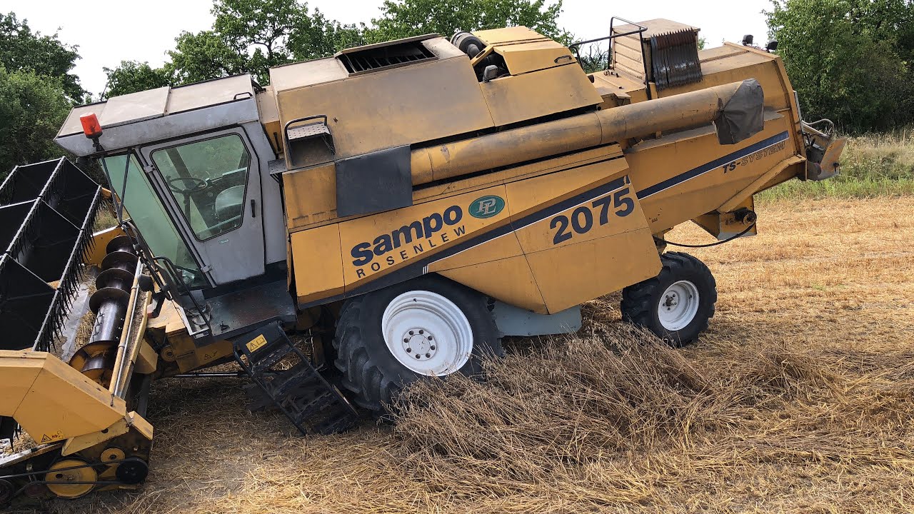 Žně 2020 - Fortschritt E512, Sampo Rosenlew 2075, Liaz, Zetor/Oves (E512 nezklame)