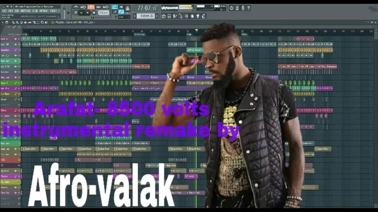 Dj Arafat -85000 volts instrumental remake by Afro-Valak.