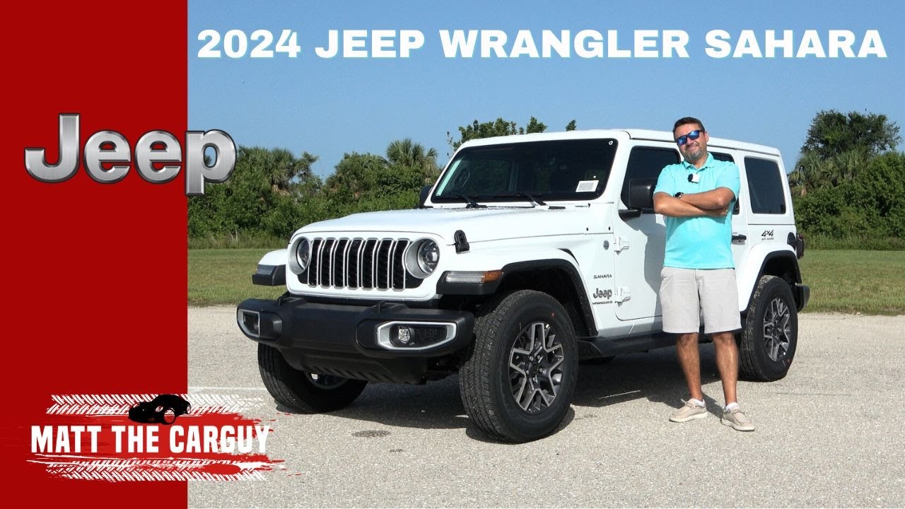 What's new for refreshed 2024 Jeep Wrangler Sahara? Full review and test drive.