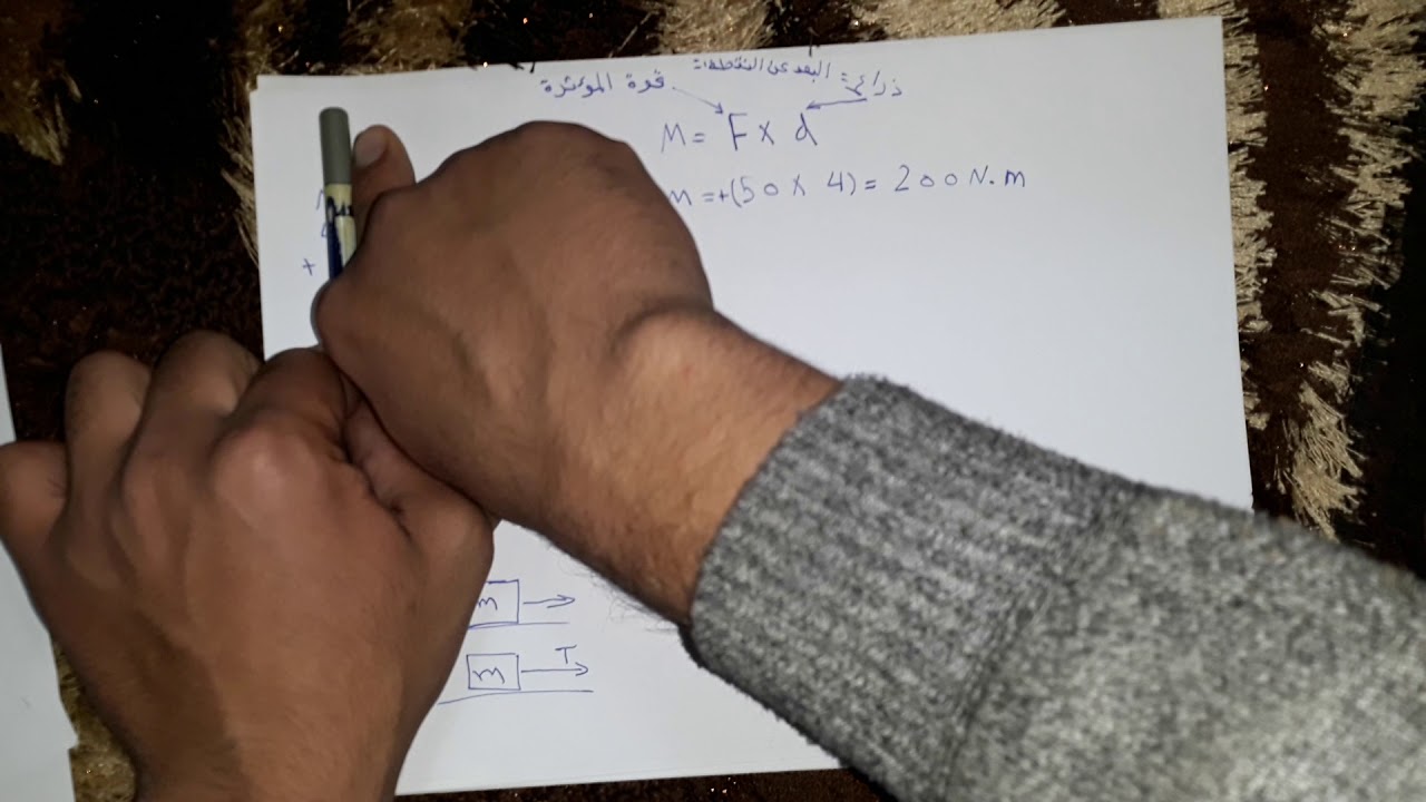 الميكانيك الهندسي العزم