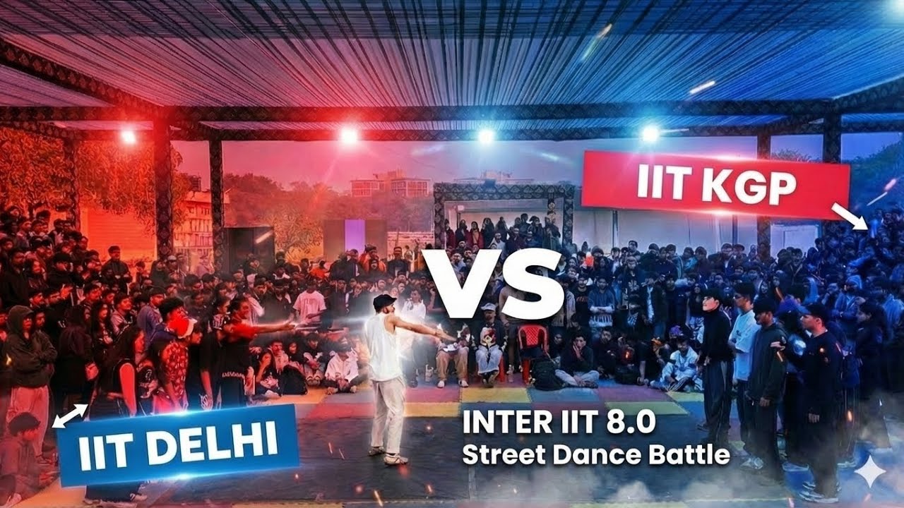 IIT DELHI BEATS SHIT OUT OF IIT KGP AT INTER IIT | DANCE BATTLE