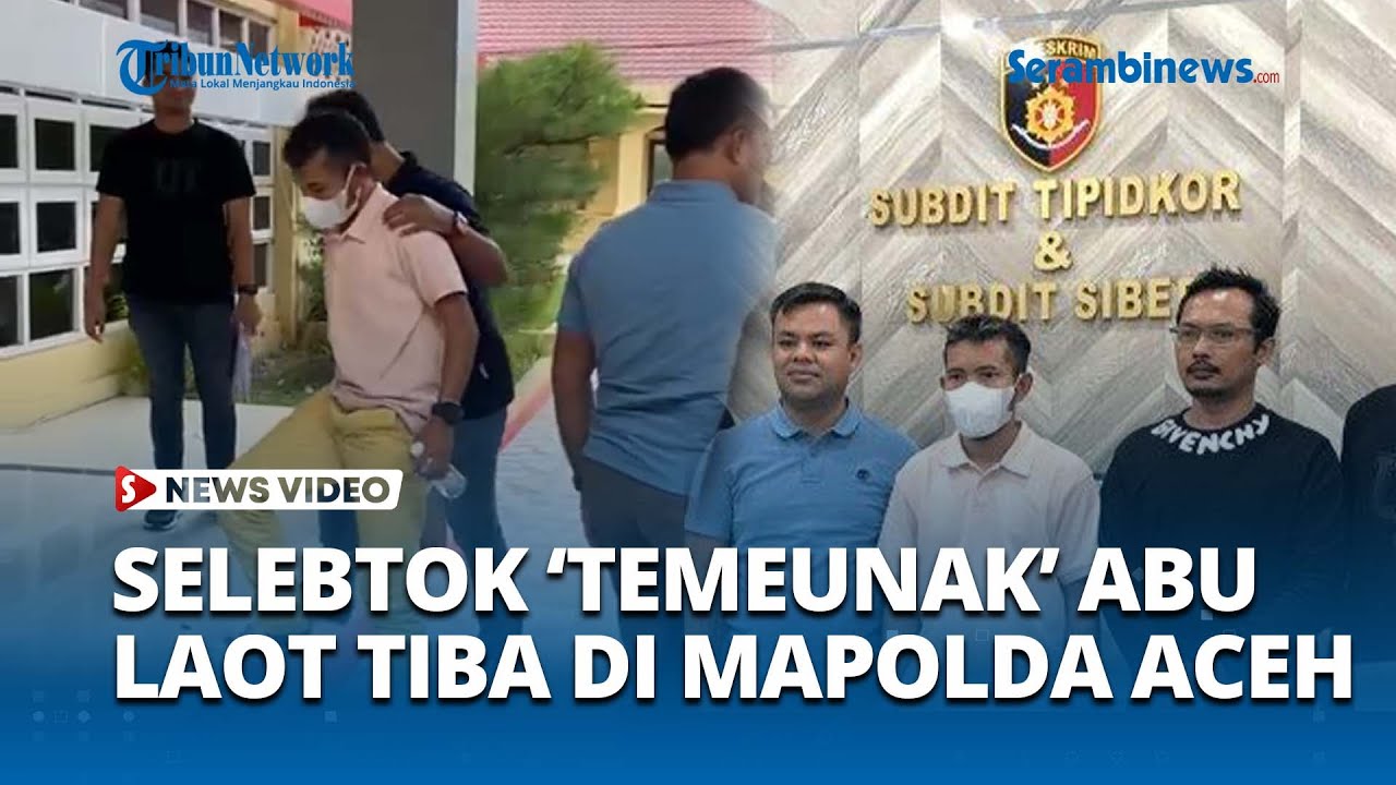 Tiba di Mapolda Aceh, Polisi Periksa Seleb TikTok 'Temeunak' Abu Laot