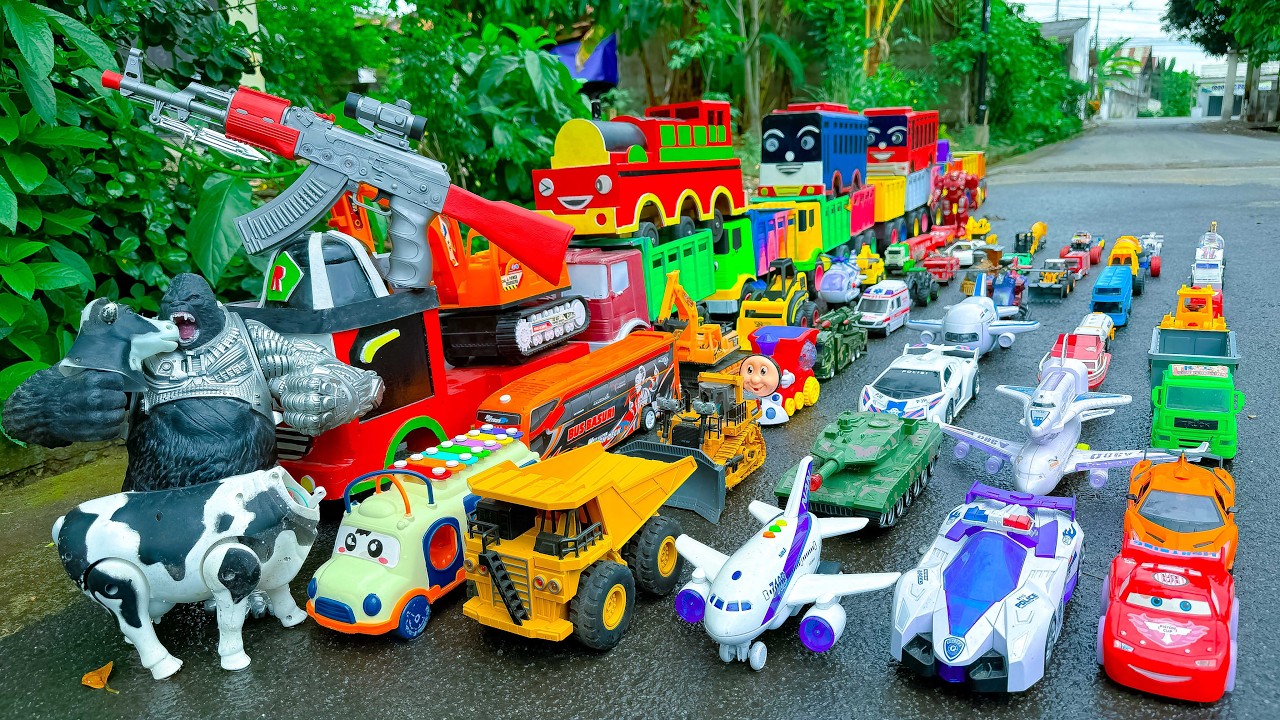 Box Full of Model Cars -Mazda Mx5, Koenigesgg Jesko, Lamborghini Scv12, Byd Yang Wang U8, Toyota Car