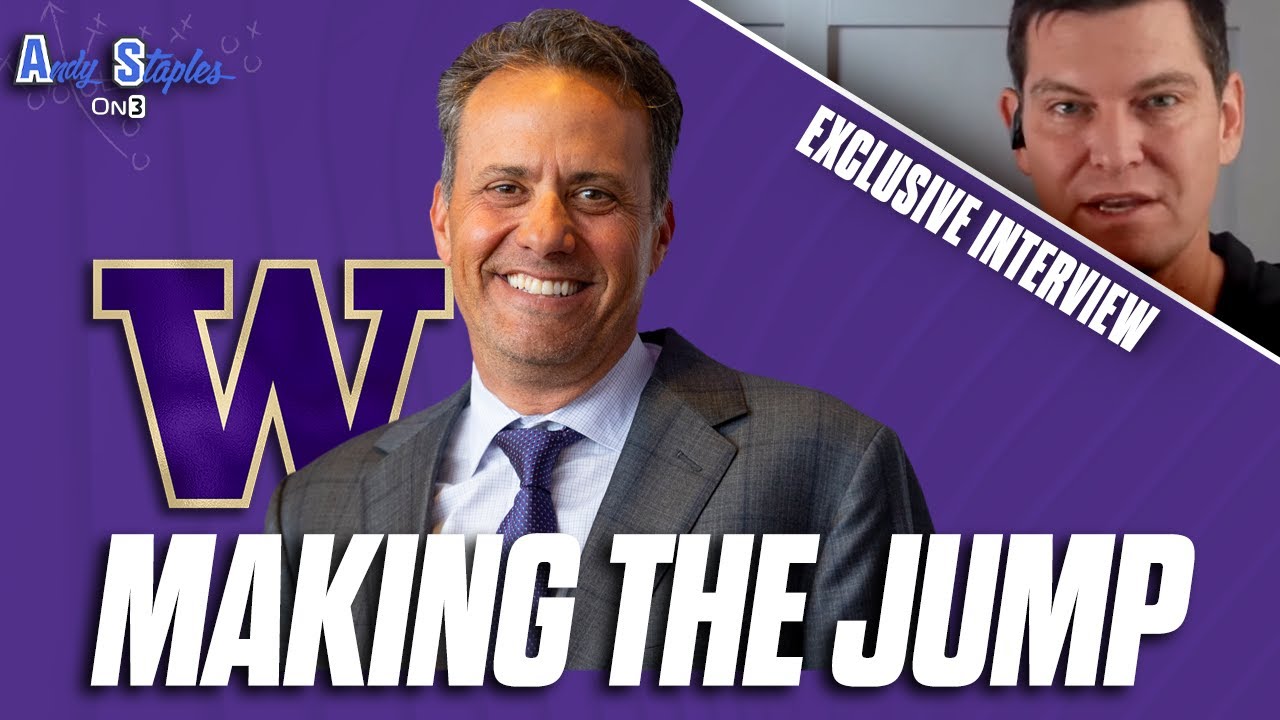 Washington's Jedd Fisch Detailing move from Arizona | Competing in the New Look Big Ten Conference