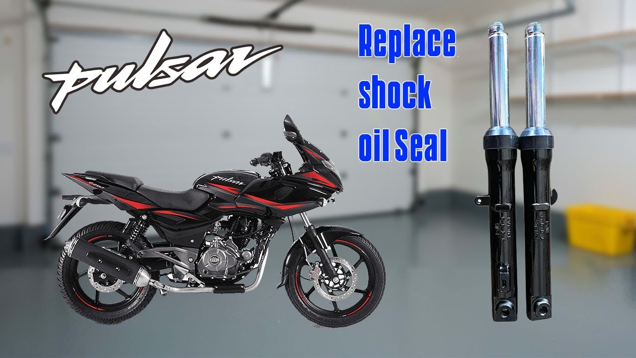 How to change pulsar 220 shock oil seal || studiogear || BAJAJ PULSAR