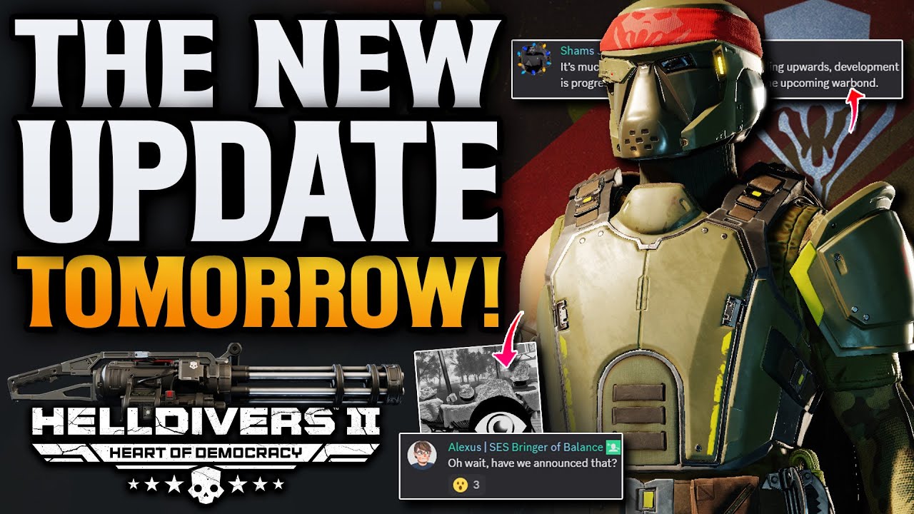 Helldivers 2 Devs Talk About Tomorrow's Update! Massive Story Change!