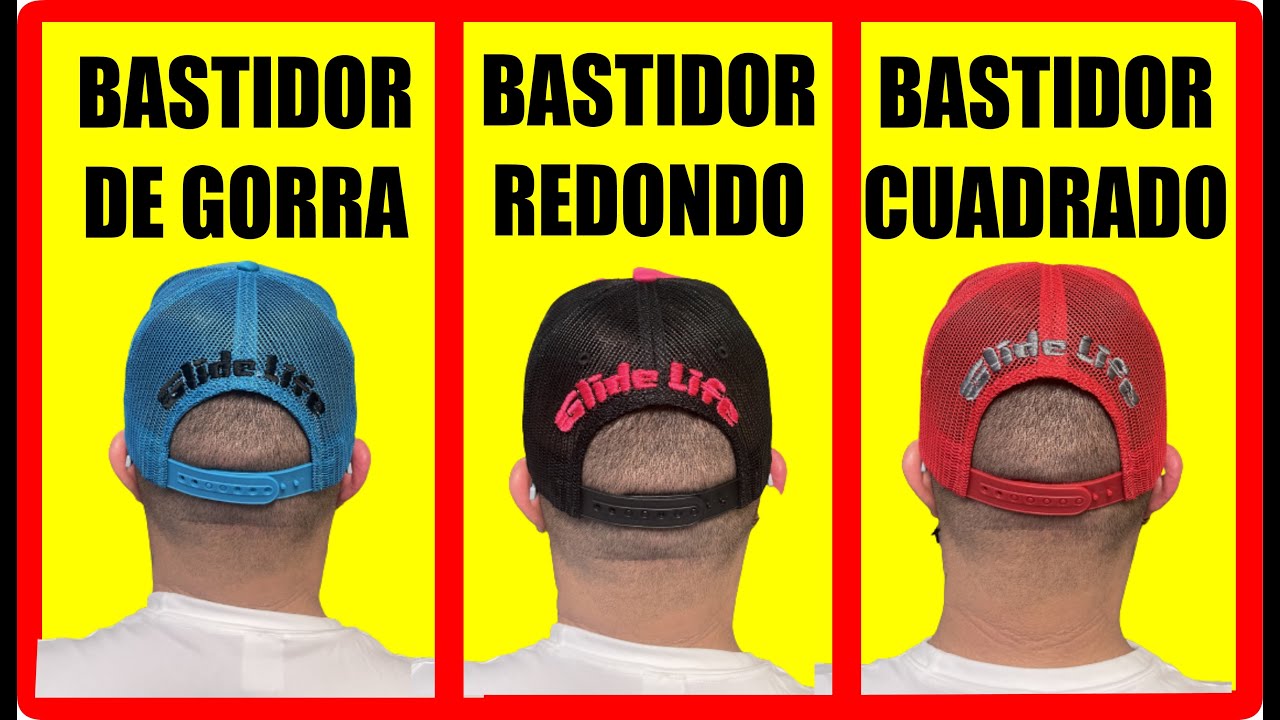 Como Bordar en la curva detras de la gorra - usando 3 bastidores distintos - How embroidery snapback