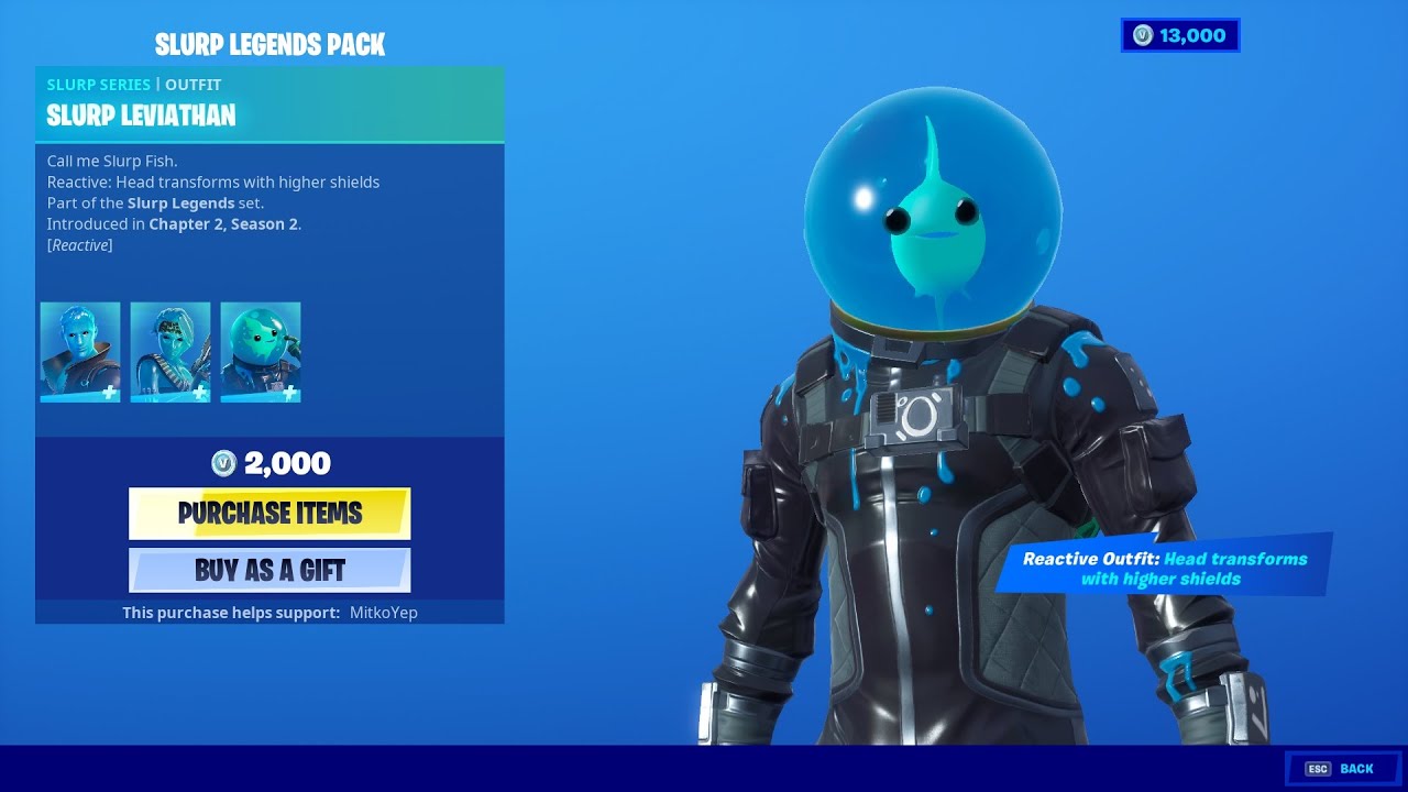 Slurp Leviathan skin - Fortnite Item Shop (2020-03-22)
