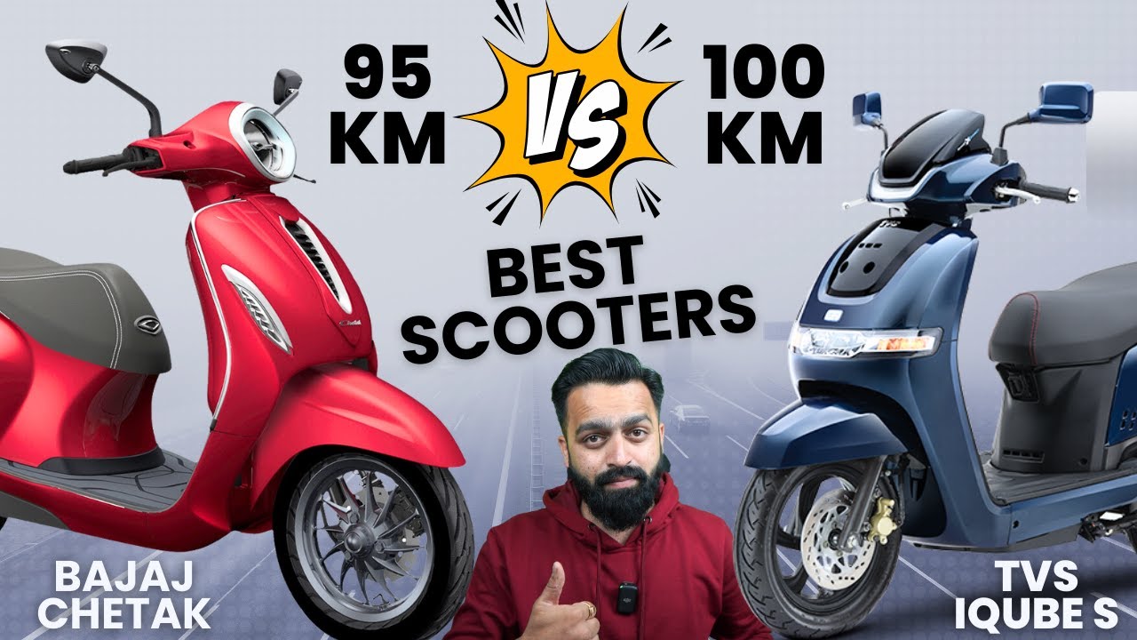 2024 TVS iQube S Vs Bajaj Chetak Electric Scooter | Best Electric Scooter In India | PVJ Educational