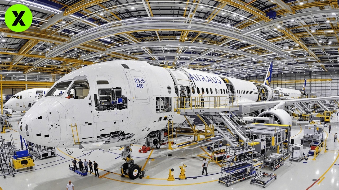 🛫 ASÍ se CONSTRUYE el AIRBUS A350: El Avión Más AVANZADO del Mundo