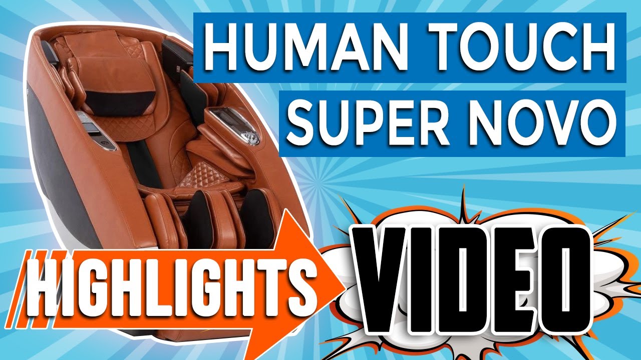 Human Touch Super Novo Massage Chair (VERY IMPRESSIVE)
