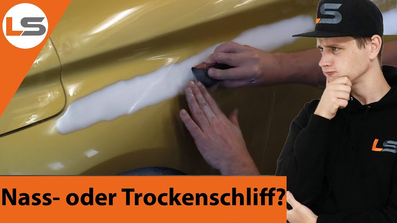 Nass oder Trockenschleifen - die große Frage endlich beantwortet! | LACKSTORE