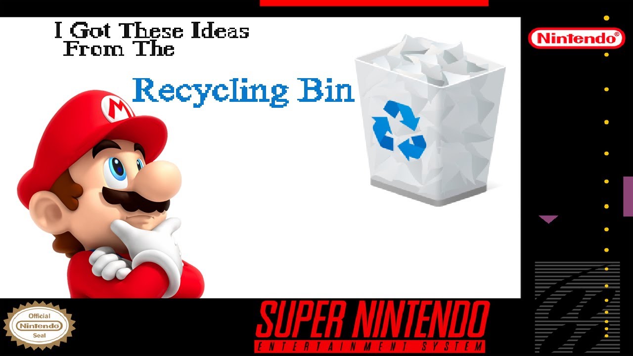 I Got These Ideas From The Recycling Bin (Snes) - Full Gameplay