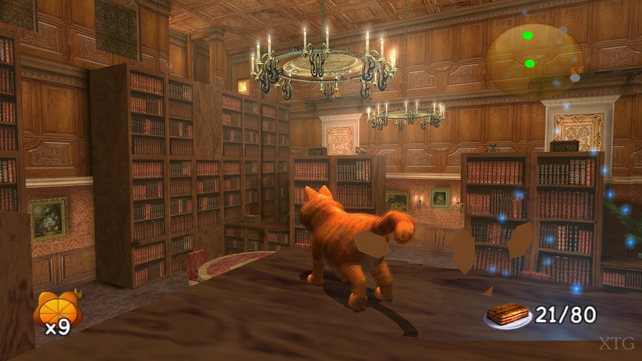 Гарфилд: История двух кошечек PS2 Геймплей HD (PCSX2)