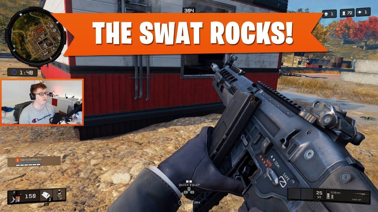 THE SWAT ROCKS! | Black Ops 4 Blackout | PS4 Pro