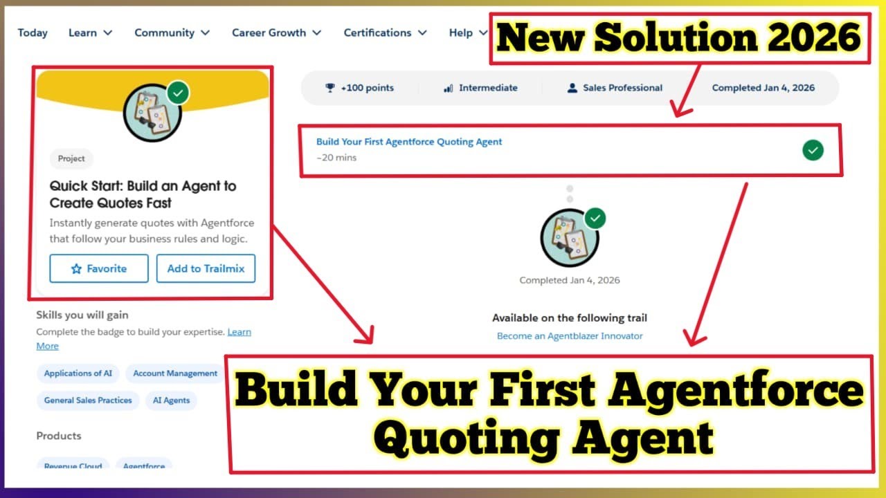Build Your First Agentforce Quoting Agent | Quick Start: Build an Agent to Create Quotes Fast