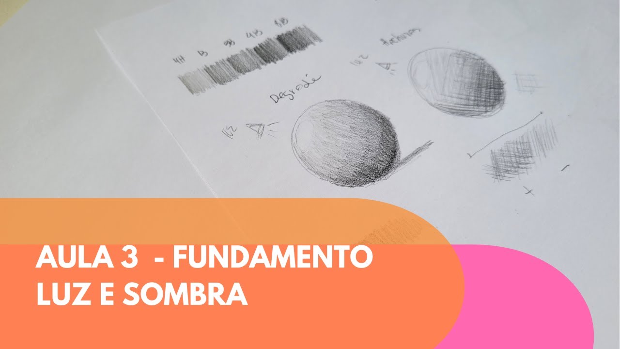 AULA 3 - FUNDAMENTO LUZ E SOMBRA | DOMINE OS FUNDAMENTOS DO DESENHO [Aprenda a desenhar do zero]