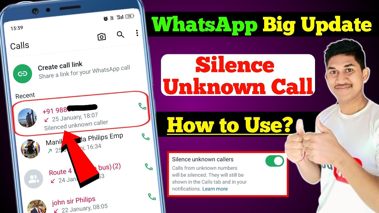 📣 Good News: WhatsApp Silenced Voice Call | WhatsApp Silence Unknown Callers | WhatsApp Silent Call
