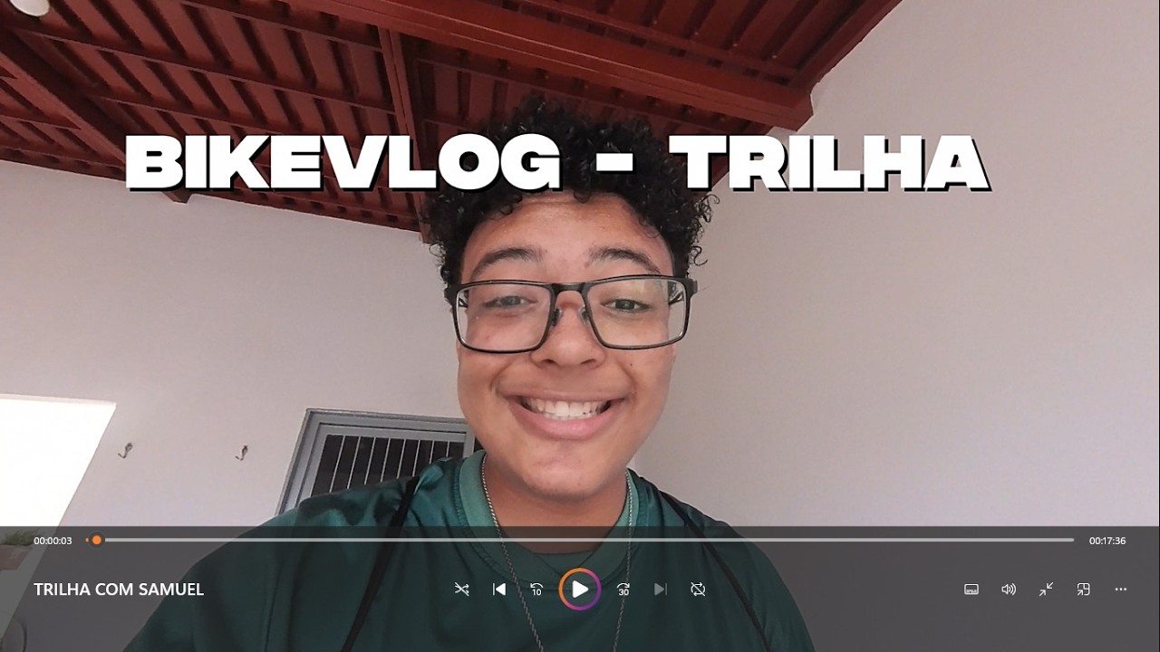 TRILHA de BIKE com o Samuel