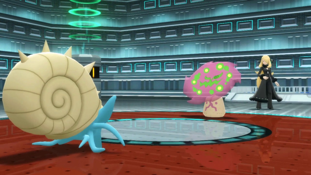 Lv. 64 Omastar vs Cynthia