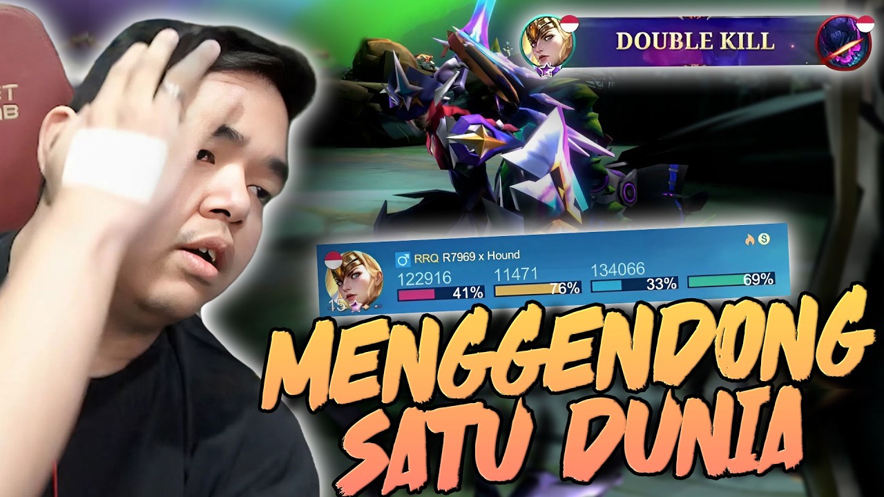 CAPE BANGETT FREYA 1VS9 !! 41% DMG 76% TURRET !! SEMUA JOBDESK GENDONG !?