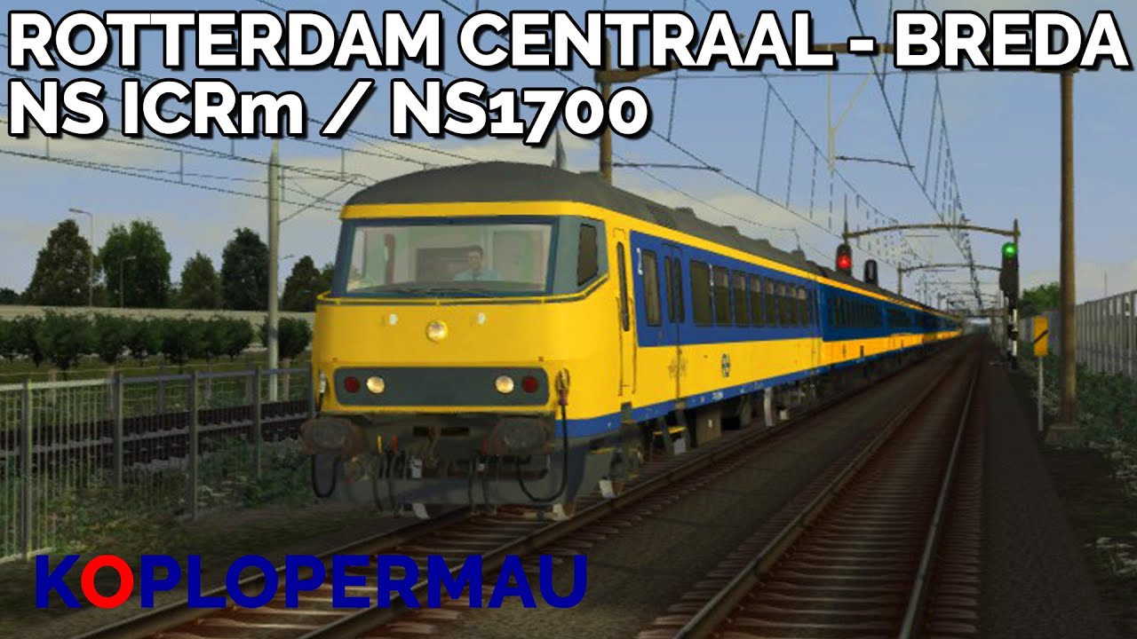 Train Simulator 2021: Роттердам Центральный — Бреда с ICRm и NS1700!