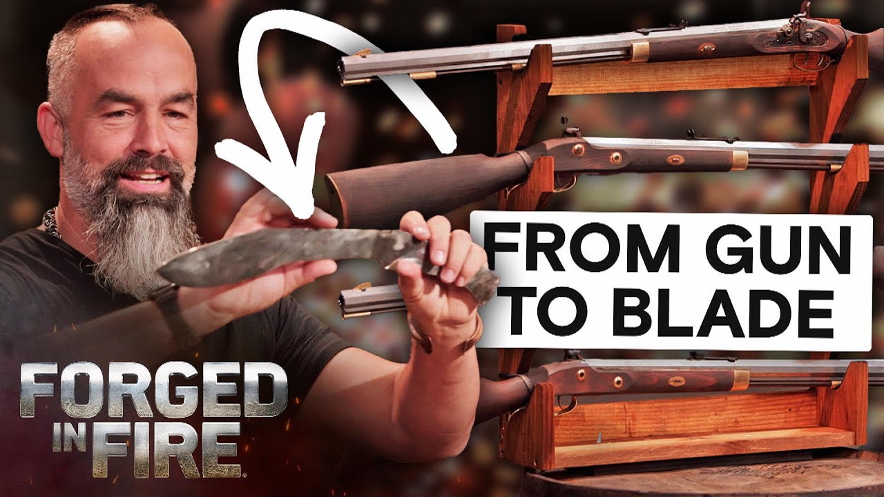 Recycling Old Rifles into Fierce Blades (Season 3) | Forged in Fire