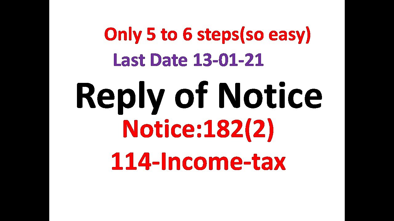 #Tech4all #FBRNotice182(2)Reply #Notice182(2)Reply  How to reply Notice 182(2) | Reply  Notice182(2)