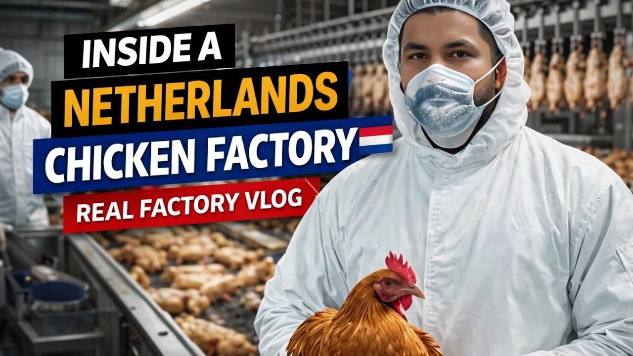 Inside a Netherlands Chicken Factory | Real Factory Vlog