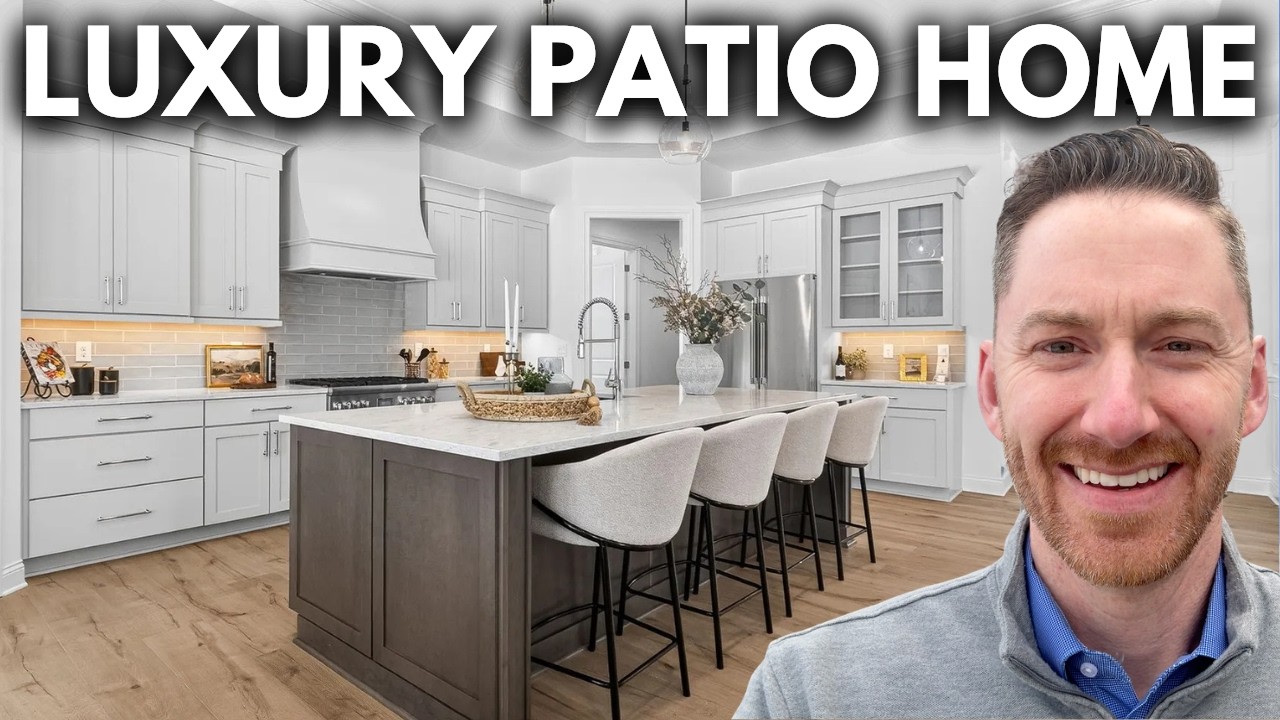 Luxury Patio Home Tour in Powell, Ohio | Beautiful Low-Maintenance Living