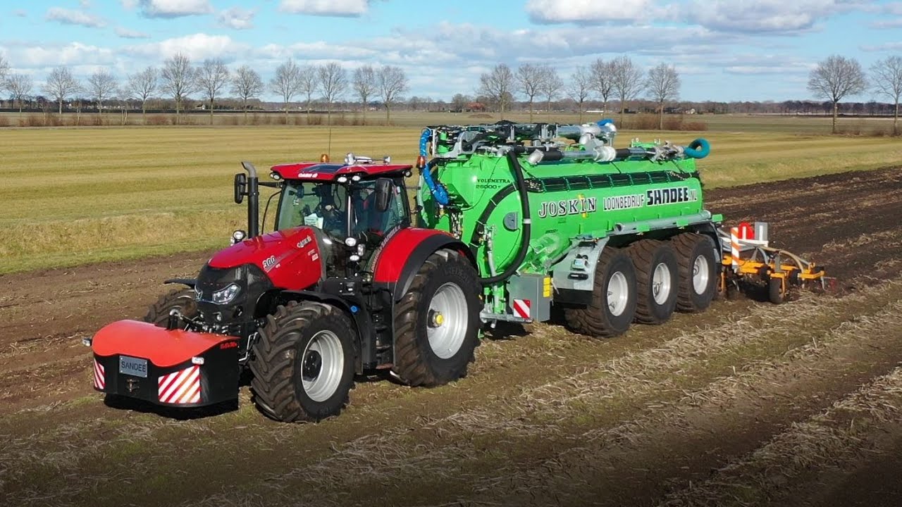 Loonbedrijf: Sandee neemt Joskin Volumetra 26000T mesttank  in gebruik.