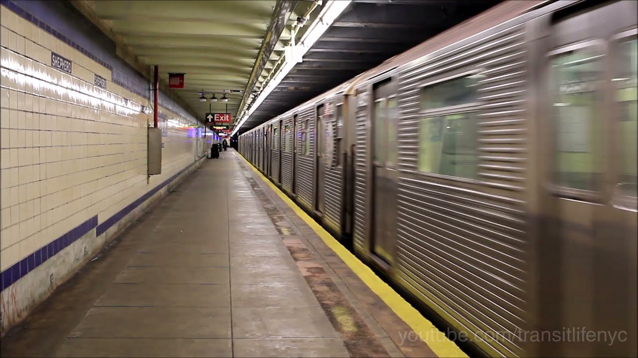 MTA New York City Subway R32/R160 C Train at Shepherd, Van Siclen, and Liberty Avenues