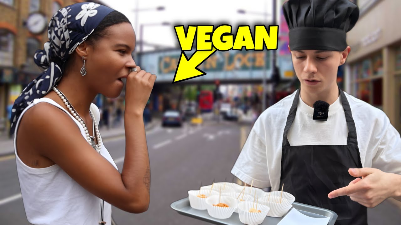 Feeding Vegans Real Meat Prank!