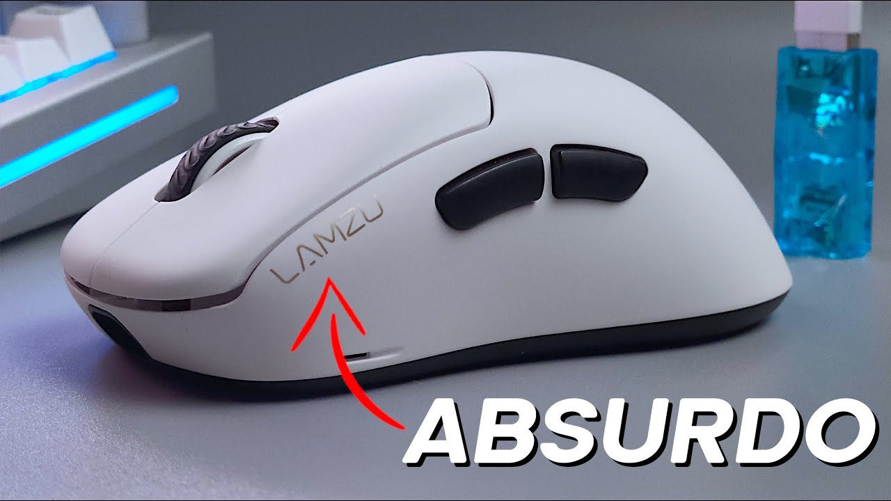 Melhor mouse ergonomico ultraleve! Lamzu Thorn Review PT-BR