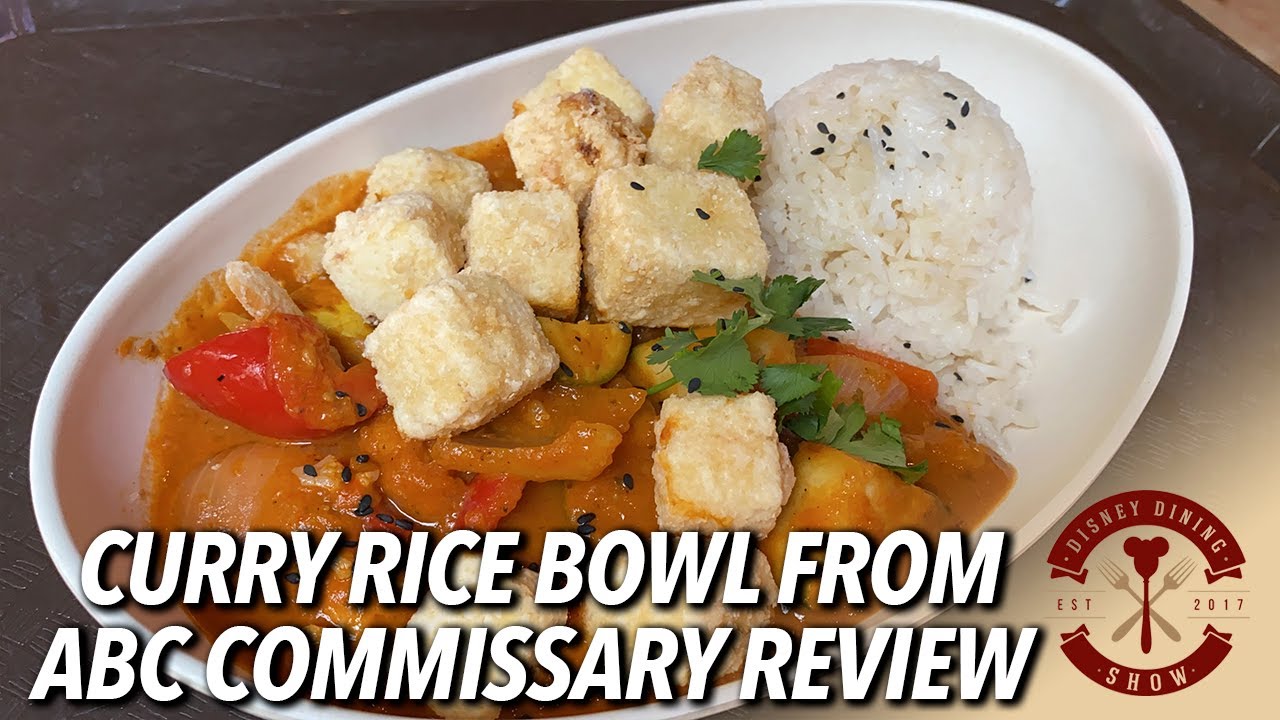 Plant-Based Curry Rice Bowl with Tofu Review from ABC Commissary | Disney's Hollywood Studios