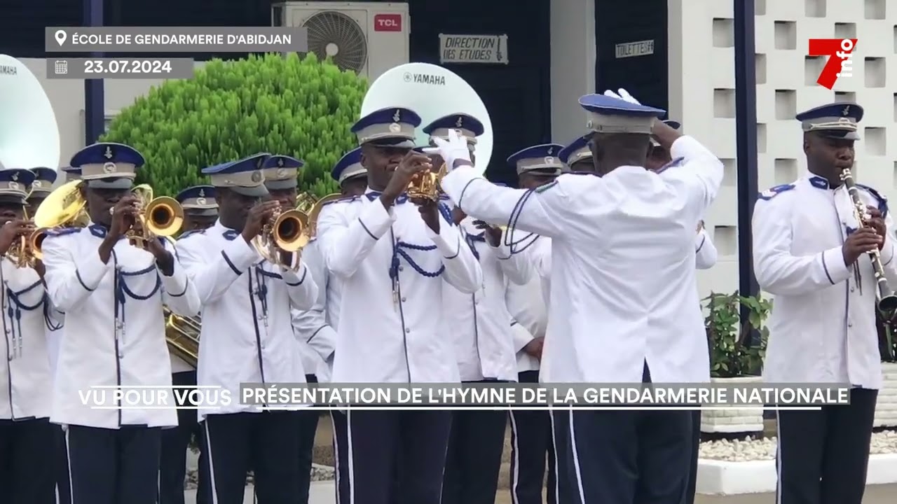 Présentation de l'hymne de la gendarmerie nationale