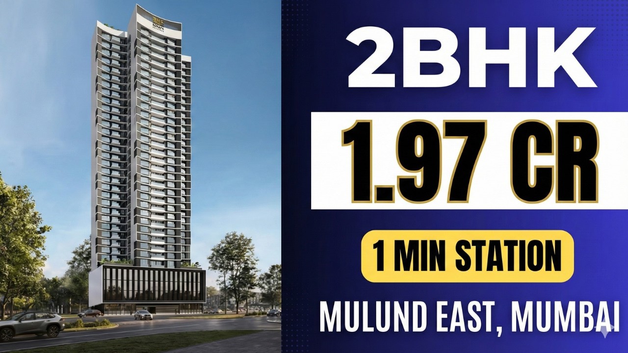 2 BHK Flats in Mulund East Mumbai | Garden View Apartments Near Station | ₹1.97 Cr Onwards